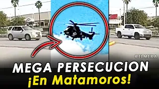 ¡No, no es Irak! Así se vivió una impresionante persecución en Matamoros, Tamaulipas.