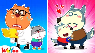 Strict Dad vs Fun Dad! Your Dad vs My Dad with Wolfoo - Family Stories for Kids🤩Wolfoo Kids Cartoon