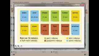 Jednotky času: rok, měsíc, roční období, den, Matýskova matematika 7. díl, strana 61, cvičení 1