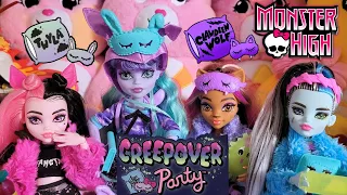 Out of the Shadows (But Make it Cozy) 👻 Monster High G3 Creepover Twyla and Clawdeen Doll Unboxings!