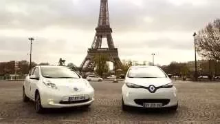 Renault-Nissan EV shuttle at COP21