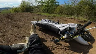 Big Crash with Husqvarna