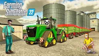 "НЕМНОГО" ПЕРЕБОРЩИЛИ С КАРТОШКОЙ.. ОНА НЕ ВЛАЗИТ В ПОЕЗД! FARMING SIMULATOR 22