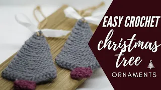 Crochet Christmas Tree Ornaments - QUICK & EASY