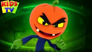 There's a Scary Pumpkin | Super Supremes Cartoons | Halloween Songs for kids