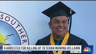 Arrests made in killing of Long Beach veteran