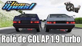 Live For Speed - Rolê de Gol AP 1.9 Turbo 2kg ft. ZoiooGamer (G27 mod)