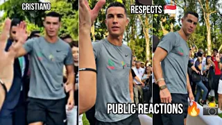 Public Crazy Reactions to Cristiano Ronaldo at Singapore 🇸🇬📸🔥