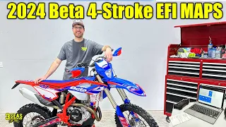 2024 Beta 4-Stroke Motorcycle EFI Maps Explained! Let's make your bike run better! #3SRTV