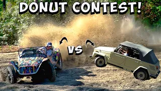 VW Dune Buggy  VS  Volkswagen Thing! | Donut Contest! 🔥🔥