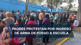 Niño ingresa a la escuela con arma de fuego para robar a sus compañeros en Álvaro Obregón