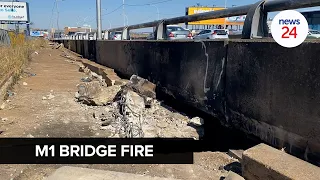 WATCH | Joburg's M1 bridge fire exposes ongoing battle against cable thieves