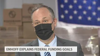 1-ON-1: Second Gentleman Douglas Emhoff on American Rescue Plan, fighting hunger and COVID vaccines