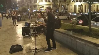 Street musicians in Tbilisi