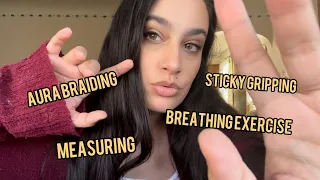 Fast Chaotic ASMR Personal Attention (Aura Braiding, Measuring, Beeswax Paper + Much More)