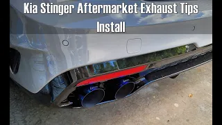 Kia Stinger Aftermarket Exhaust Tip Install With MBRP