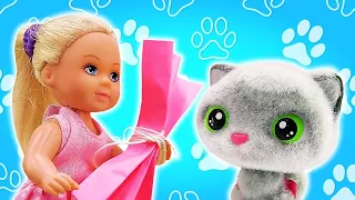Сборник видео про куклу Штеффи - Игры для девочек в куклы Барби и дочки матери