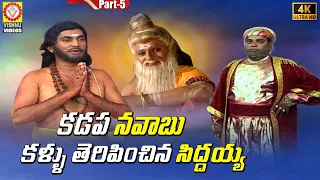 Sri Pothuluri Veera Brahmendra Swamy Charitra Part - 5 | Devotional Songs | Vishnu Audios And Videos