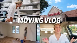MOVING VLOG | Prepping to move, Cleaning & Packing