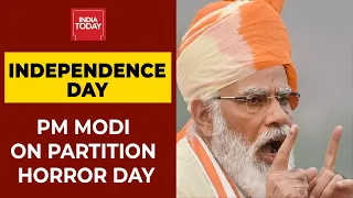 PM Narendra Modi Live At Red Fort: August 14 To Be Marked As Partition Horror Day