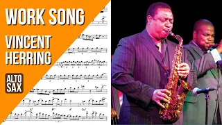 Vincent Herring on "Work Song" (Live with Louis Hayes) - Solo Transcription for Alto Sax