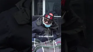 Homeless man gets beautiful surprise from stranger