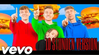 10 STUNDEN BURGERPOMMES SONG - LukasBS, iCrimax, MarvinVlogt, Kleiner Junge