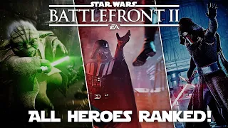 Ranking All Star Wars Battlefront 2 Hero's Worst To Best! (2022)
