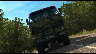Euro Truck Simulator 2 Суровая россия  едим на камазе на север стрим 3