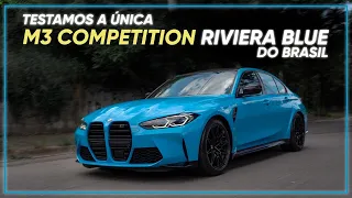 EXCLUSIVO! TESTE DA RARÍSSIMA BMW M3 COMPETITION G80 RIVIERA BLUE, ÚNICA NO BRASIL.  | ApC