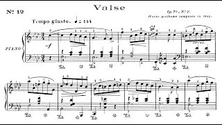 Frédéric Chopin - Waltz No.12, Op.70 No.2