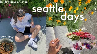 vlog // last few days of school & warm spring vibes 😌