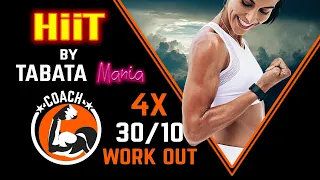 TABATA 30/10 - Special 4X with 1 min REST - by TABATAMANIA