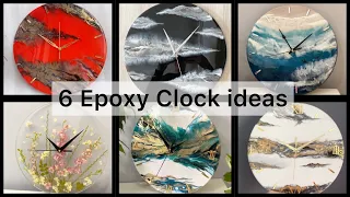 Ideas for epoxy clocks!