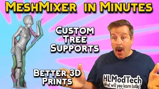 Meshmixer Masters Miniatures tree Supports Better 3D Prints