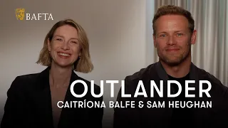 Outlander's Sam Heughan declares Caitríona Balfe an honorary Scot! | BAFTA
