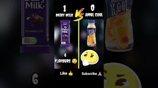 Dairy Milk Vs Amul Kool || #shorts || @CrazyXYZ @MRINDIANHACKER