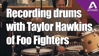 Recording drums with Taylor Hawkins at Foo Fighters Studio 606