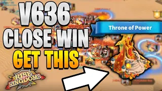 Most Intense Ark Battle V636 vs OV! RARE Item Obtained | Rise of Kingdoms Osiris