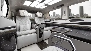 2023 Mercedes V Class Long + VIP Luxury FULL Review V300 Klassen Business Edition Interior MVE_1614