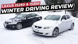 Lexus IS350 & IS250 Winter Driving Review! Can They Handle the Snow?