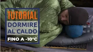 I trucchi per dormire al caldo fino a -10°C | The Walking Robin