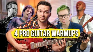 How 4 Pro Guitarists Warmup