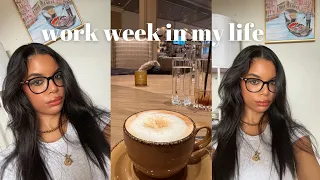 BOSTON WORK WEEK IN MY LIFE | 9-5 productive wfh & office days! 👩🏽‍💻