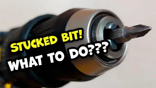 HOW TO REMOVE BIT STUCK IN THE ELECTRIC SCREWDRIVER