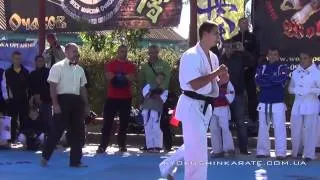 Кубок Украины, Финал  -80кг,  Сергиенко Илья (ака) -  Бугай Андрей (Kyokushin Karate)