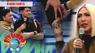 Ion shows his tattoo of Vice's birthday | It's Showtime BiyaHERO