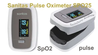 Sanitas Pulse Oximeter SPO25 TESTING