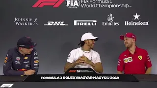 Verstappen, Hamilton and Vettel thoughts on an Alonso return (Hungary, 2019)