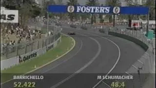 Schumacher Pole Australia 2001